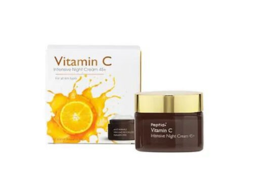 Peptid+ Intenzívny nočný krém s vitamínom C pre 45+