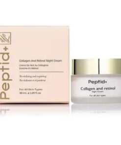Peptid+ Nočný krém s kolagénom a retinolom na každú pleť