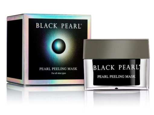 Perleťová peelingová maska Black Pearl