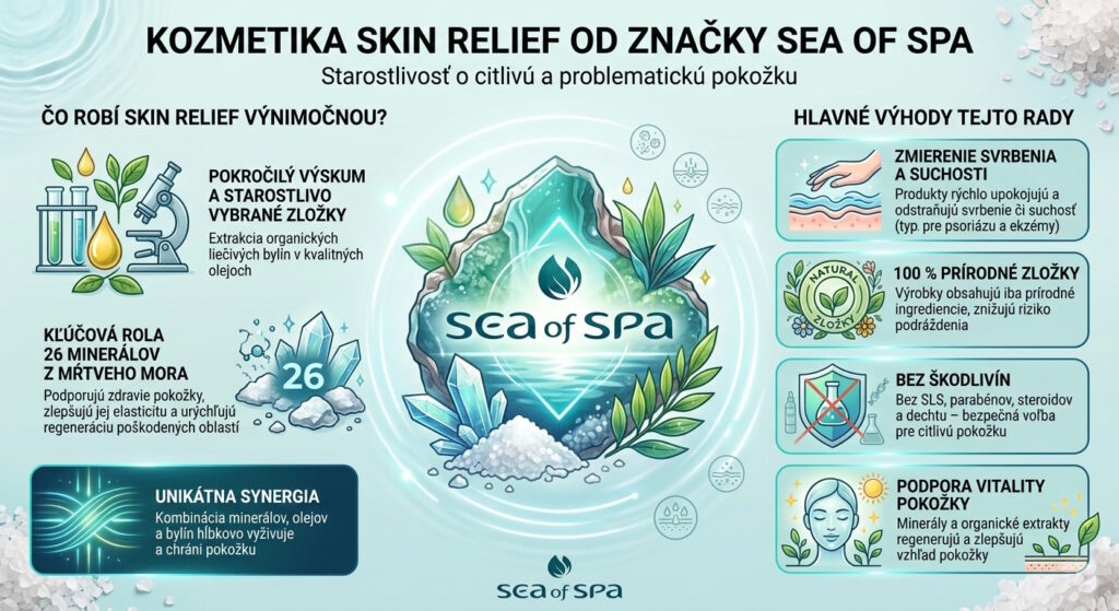 Kozmetika Skin Relief vlastnosti