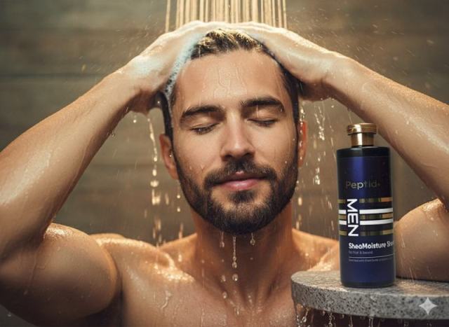 šampón pre mužov s bambuckým maslom