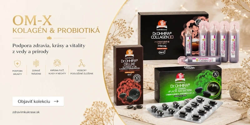 OM-X kolagen a probiotika